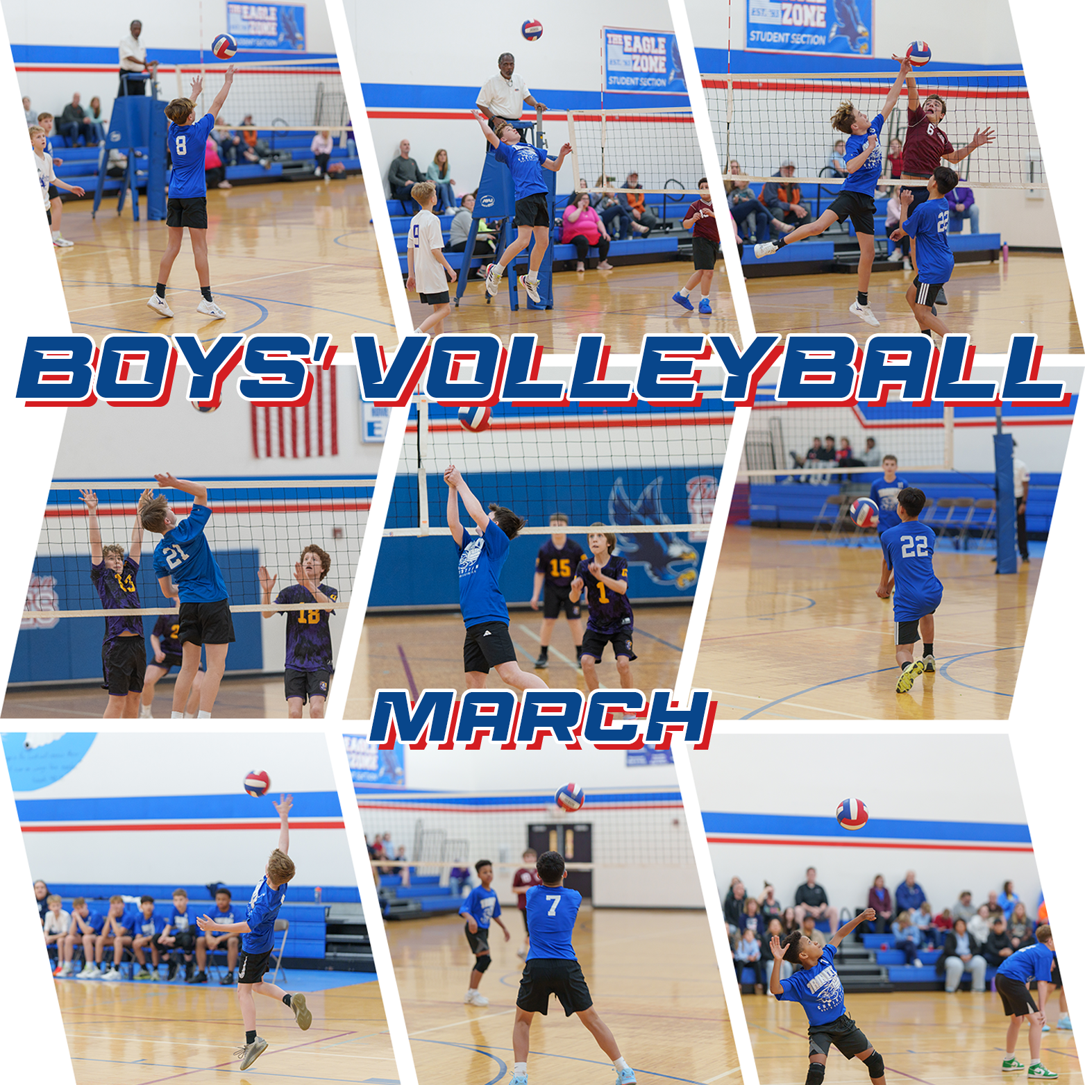 Boys' Volleyball season runs through March